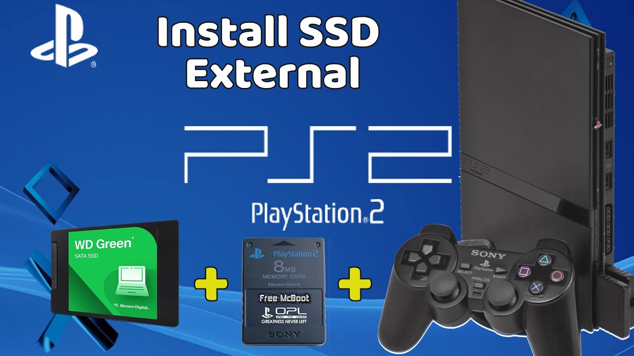 Tutorial - Install SSD External Play Station 2 (PS2)