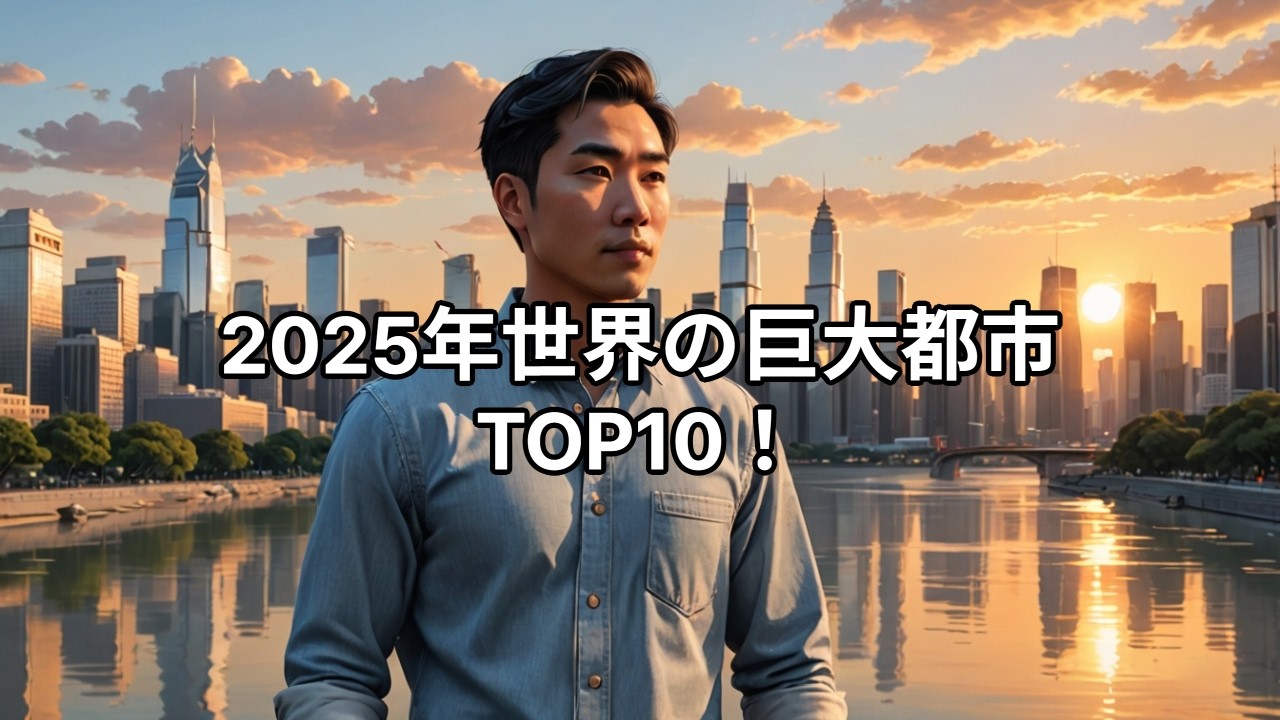 【巨大都市】2025年最新！世界のメガシティ人口ランキングTOP10