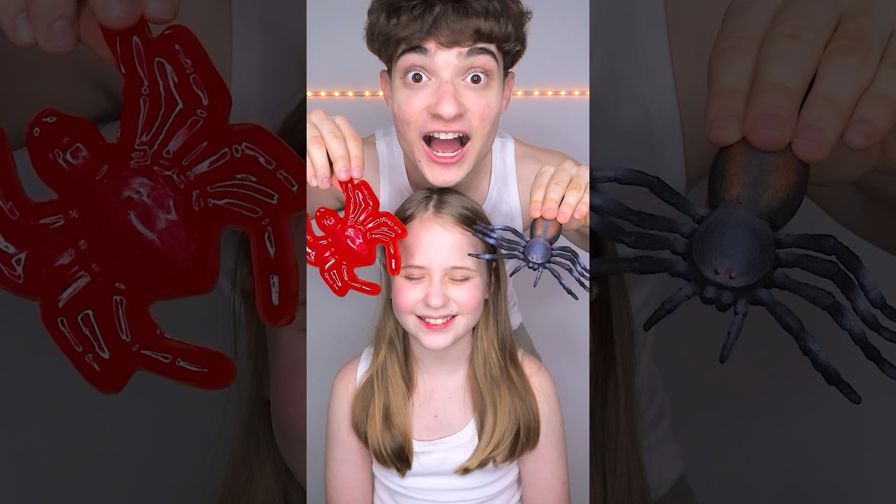 Gummy OR Real ASMR With My Little Sister! 🍭🤤