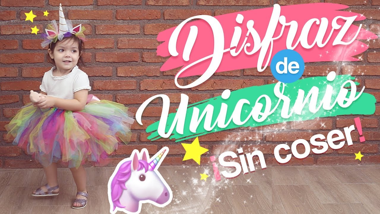 DIY DISFRAZ DE UNICORNIO!! 🦄 FÁCIL SIN COSER!🦄 UNICORN COSTUME !!