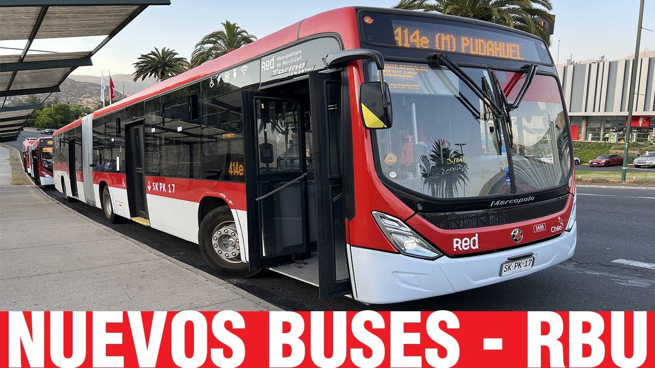 Red | Algunos Recorridos de RBU Santiago con Nuevos Buses