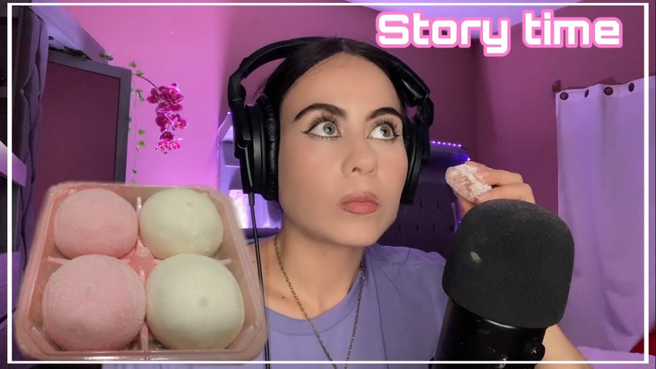 Asmr Comiendo helado Mochi / Asmr Story Time Como conocí al Chico que le dedique un álbum musical