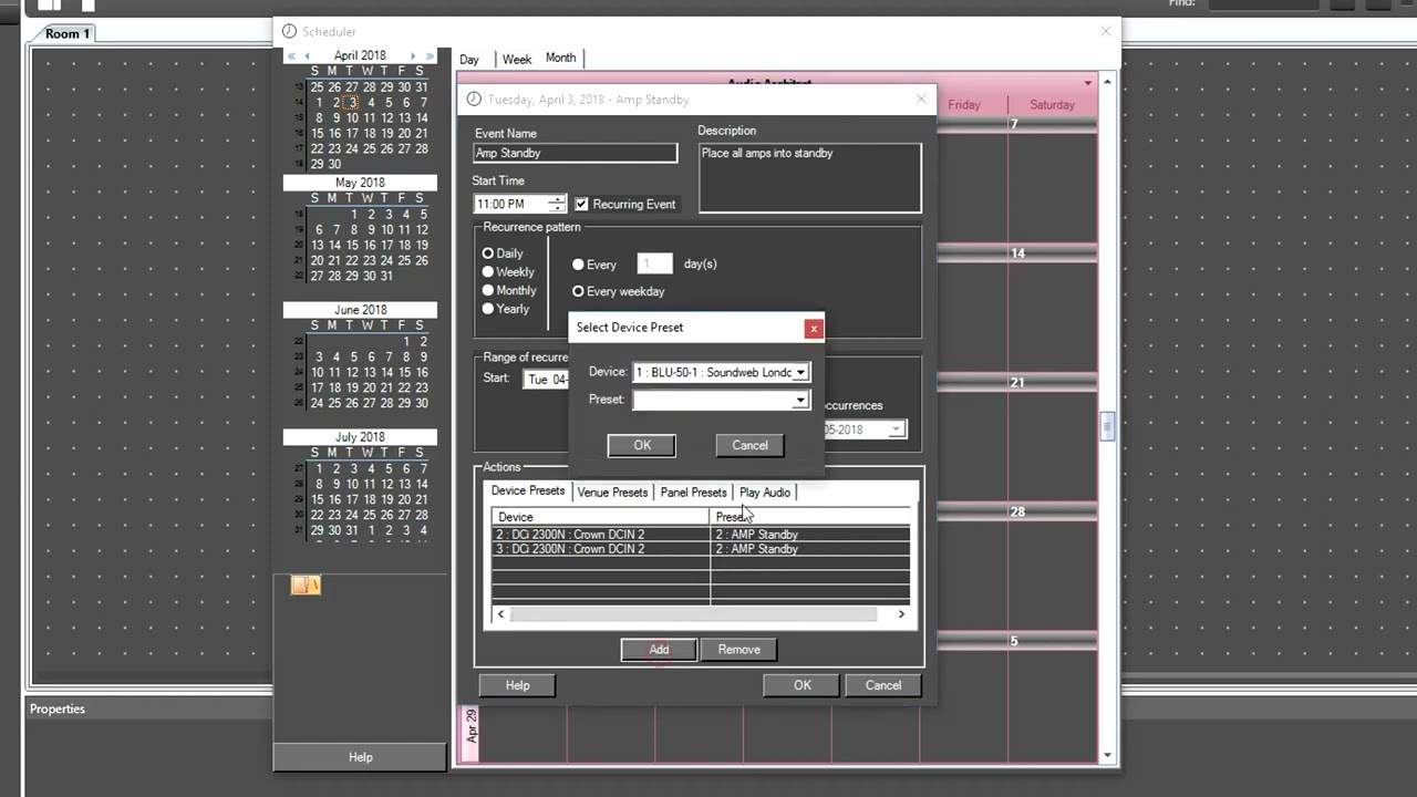 Scheduler Overview | Audio Architect