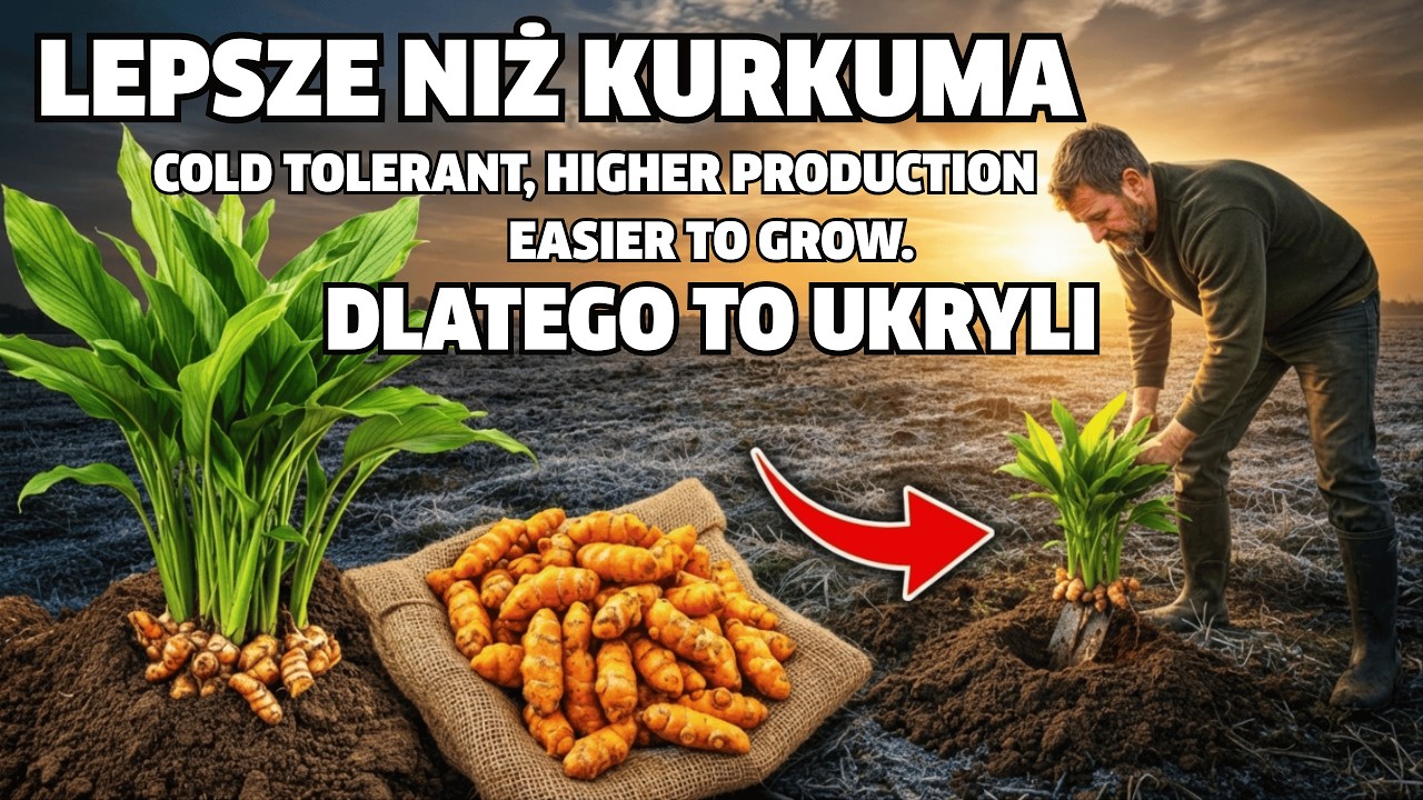 Silniejsza niż kurkuma: rośnie nawet w zimnie i daje wielkie zbiory. Dlaczego nikt o niej nie mówi?