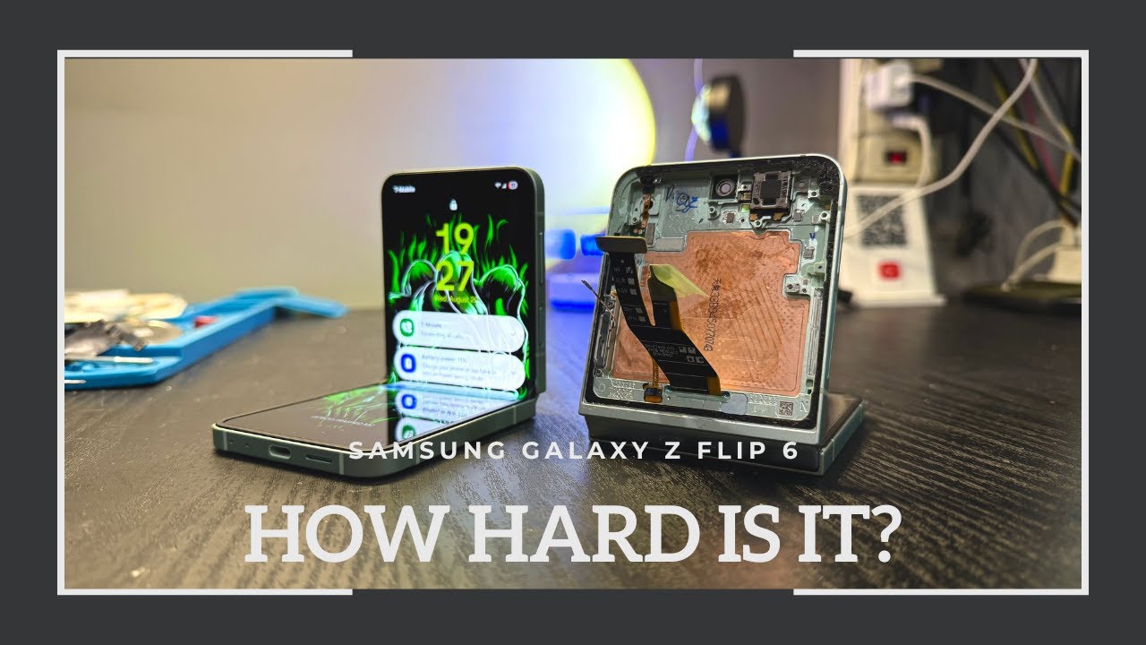 Замена экрана на Galaxy Z Flip 6 — подробное руководство