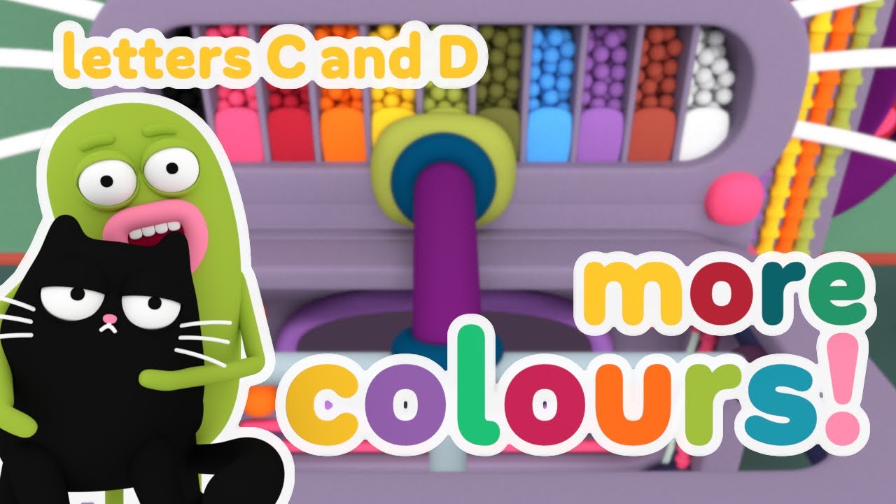 Guess the pictures! Learn the colours!