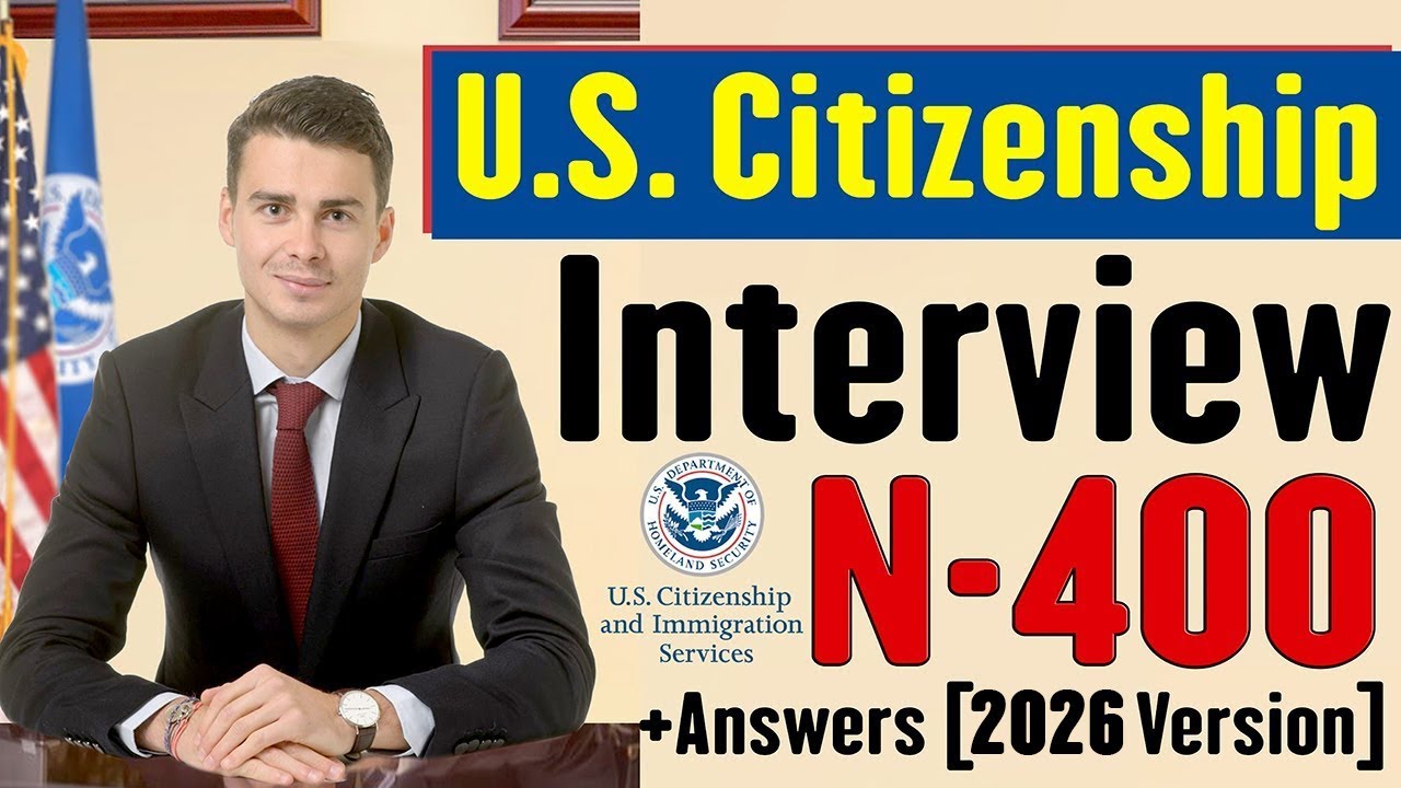 2026 US Citizenship Interview & Test | N-400 Naturalization Interview Interview with Answers!!!