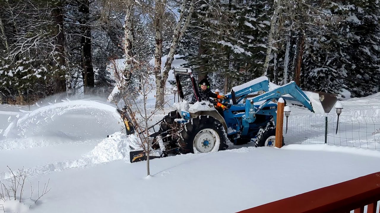 Big Snow Lots of Plowing!