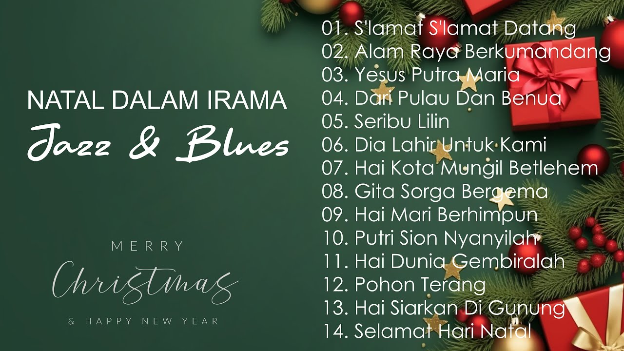 Natal dalam Irama Jazz & Blues 🎷 | Album Cover Paling Cozy & Nostalgia Tahun Ini