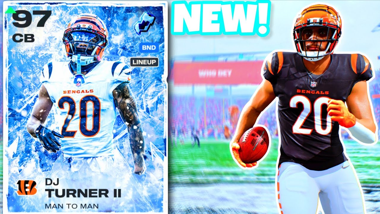 *Новинка* 93 DJ TURNER и 93 KEVIN ZEITLER возглавляют тематическую команду Bengals в Madden 26!