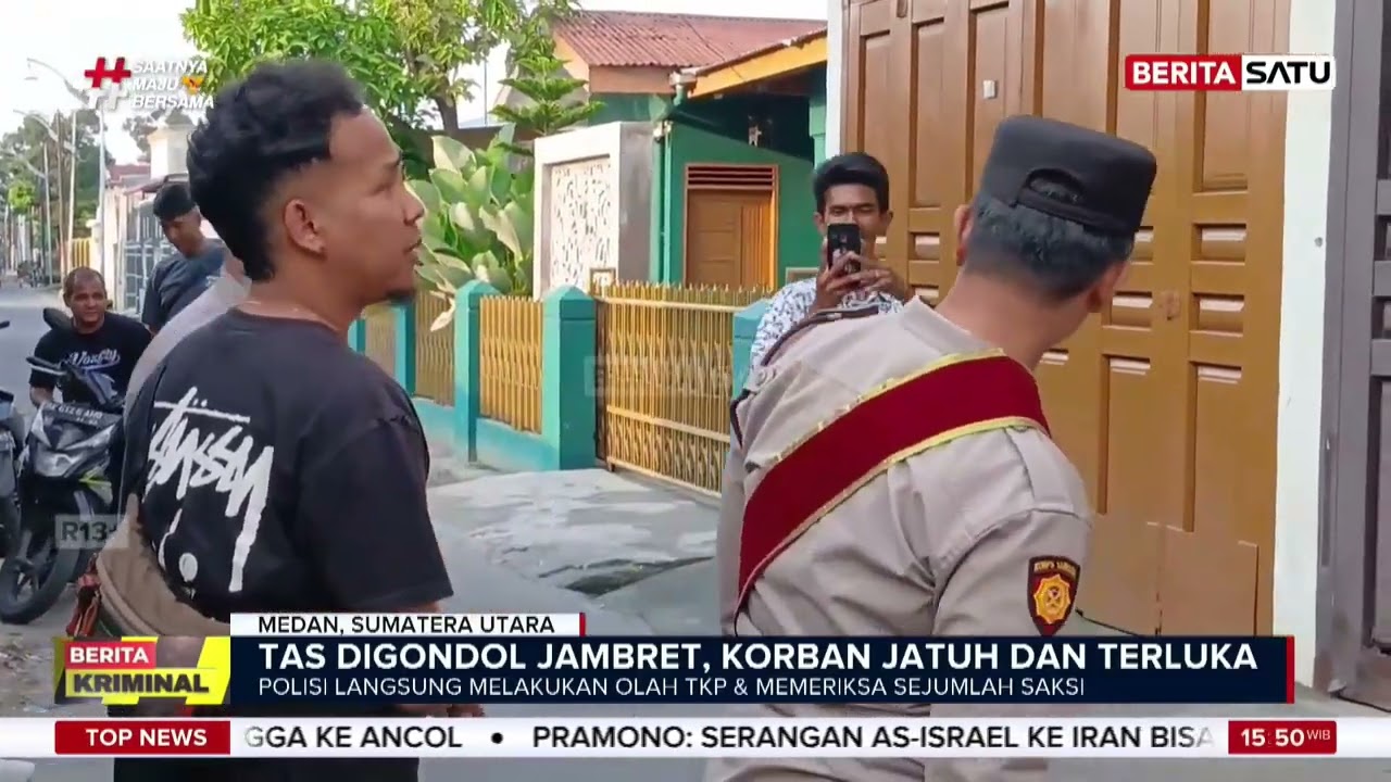 Aksi Nekat! Dua Pelaku Jambret Buat Wanita Terjungkal #beritasatu