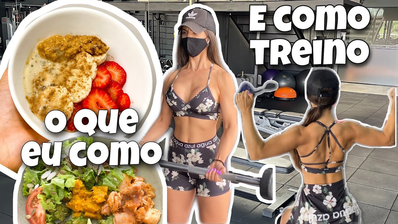 DIA INTEIRO DE ALIMENTAÇÃO  & TREINO + ROTINA! | MOSTREI TUDO!