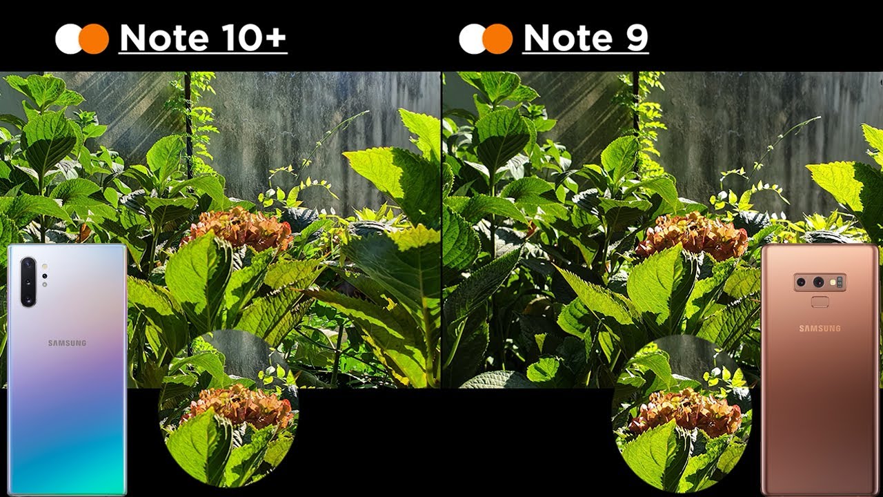 Samsung Galaxy Note 10+ vs. Samsung Galaxy Note 9 kamera karşılaştırma