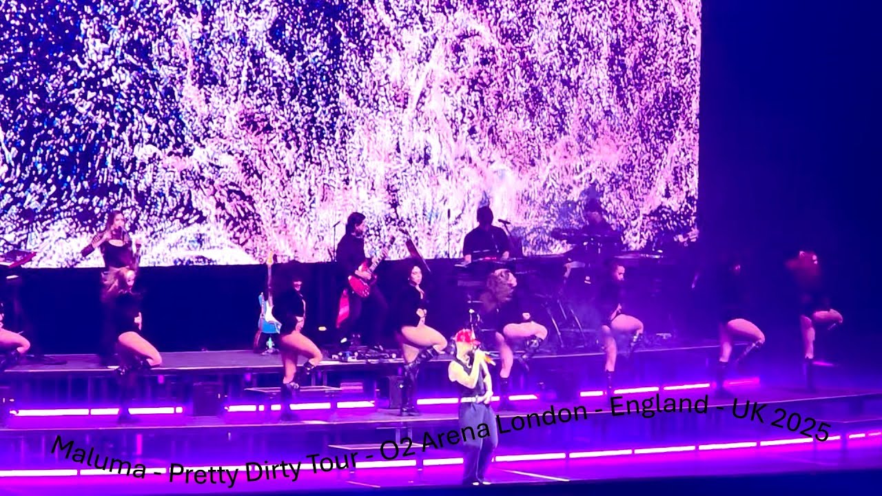 Maluma Pretty Dirty Tour - O2 Arena London England 2025