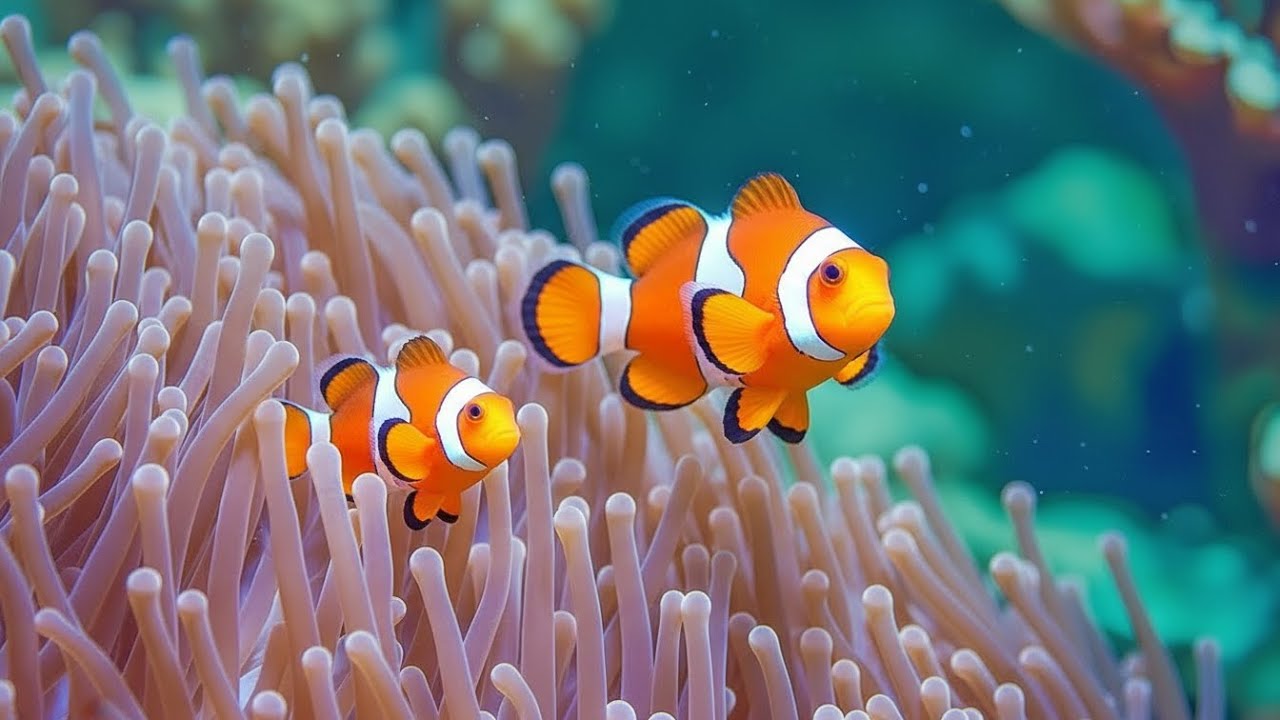 The Best 4K Aquarium 🐠 Explore the Stunning World of Sea Jellyfish and Beautiful Coral Reef Fish.#96