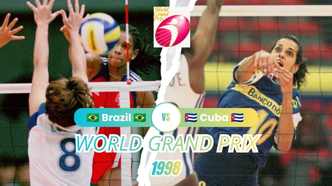 1998 🇧🇷 Brazil vs Cuba 🇨🇺 🏐 Women Volleyball 🏐 FIVB World Grand Prix