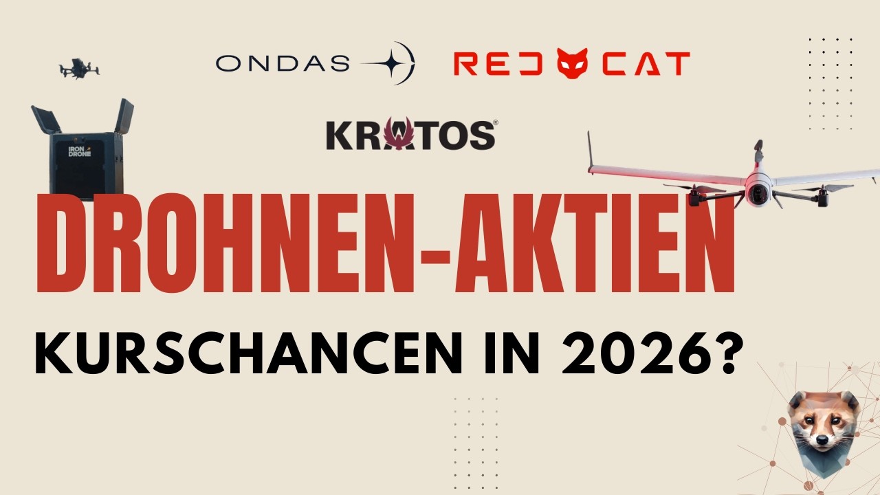 Drohnen- & Militäraktien Analyse (Ondas, Red Cat, DroneShield, AeroVironment & Kratos Defense Aktie)