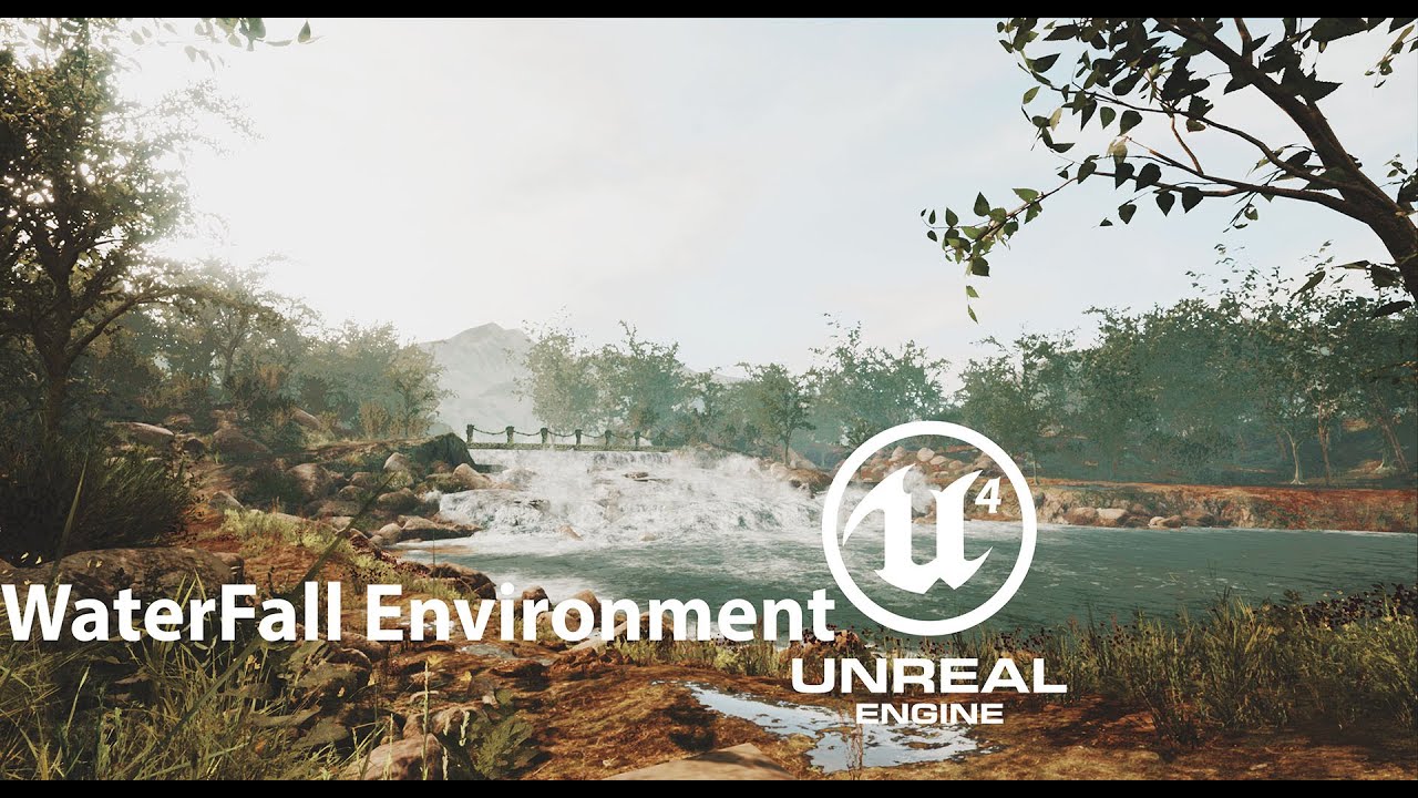 UE4 Waterfall Environment Design