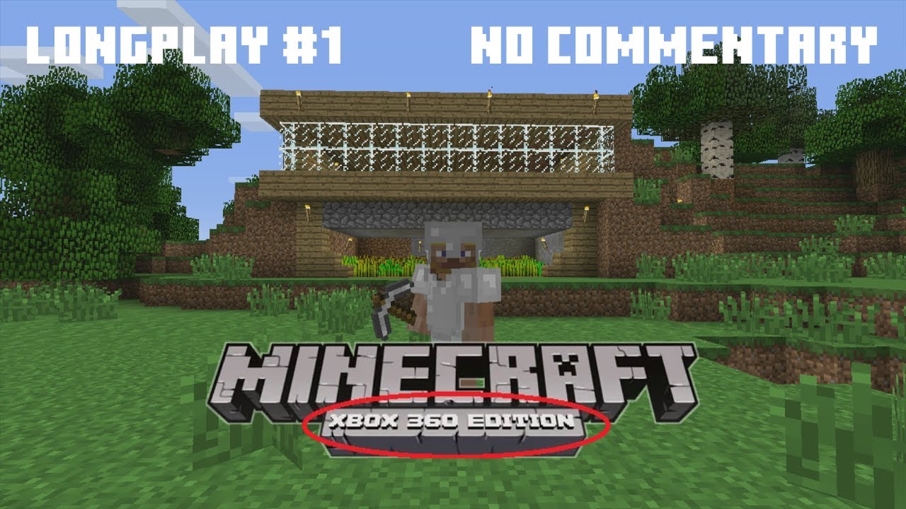 Minecraft: Xbox 360 Edition Longplay #1 | No Commentary | Let's Get Started!