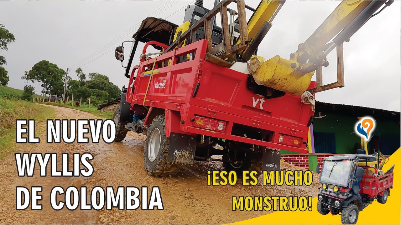 MOTOCARGUERO 4X4, ¡1 TONELADA, 30% DE INCLINACIÓN!: El Todoterreno que necesita tu finca