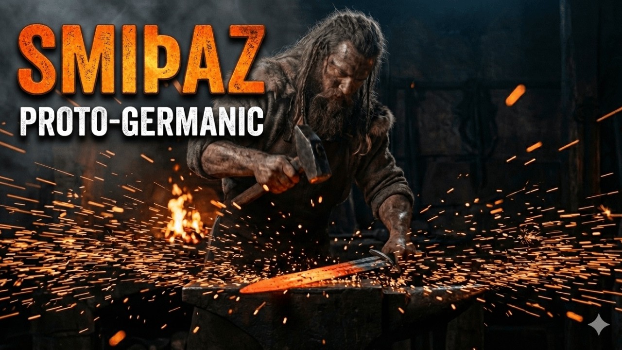SMIÞAZ (The Smith) 🔥 Proto-Germanic Dark Folk | Ancient Blacksmith Music for Work & Focus