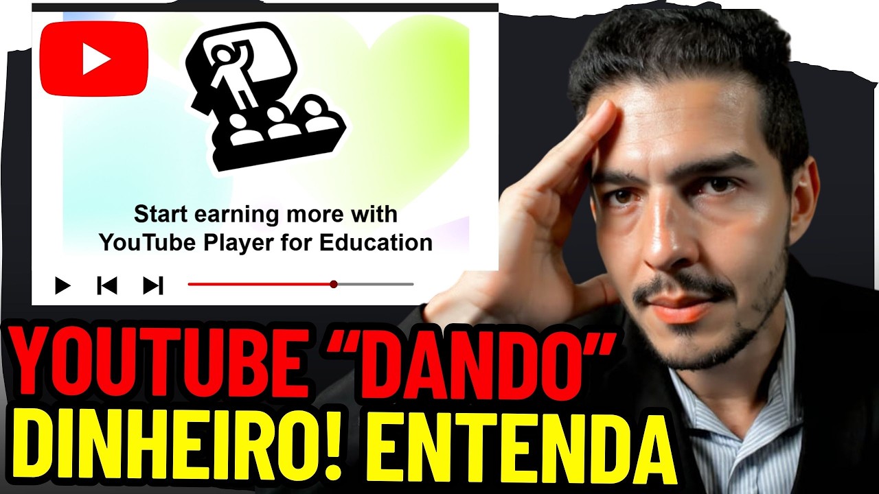 NOVA FONTE DE RECEITA DO YOUTUBE PARA VOC&Ecirc;: YOUTUBE PLAYER PARA EDUCA&Ccedil;&Atilde;O