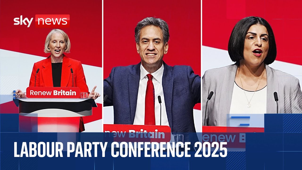 Emma Reynolds, Ed Miliband and Shabana Mahmood address Labour Party conference 2025
