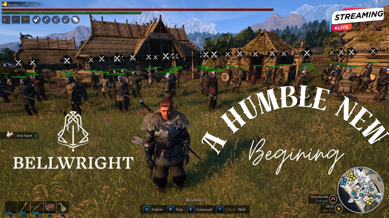 Bellwright Gameplay: Rebuilding My Kingdom From Scratch E.p. 08 | New Player Guide 🔴 LIVE