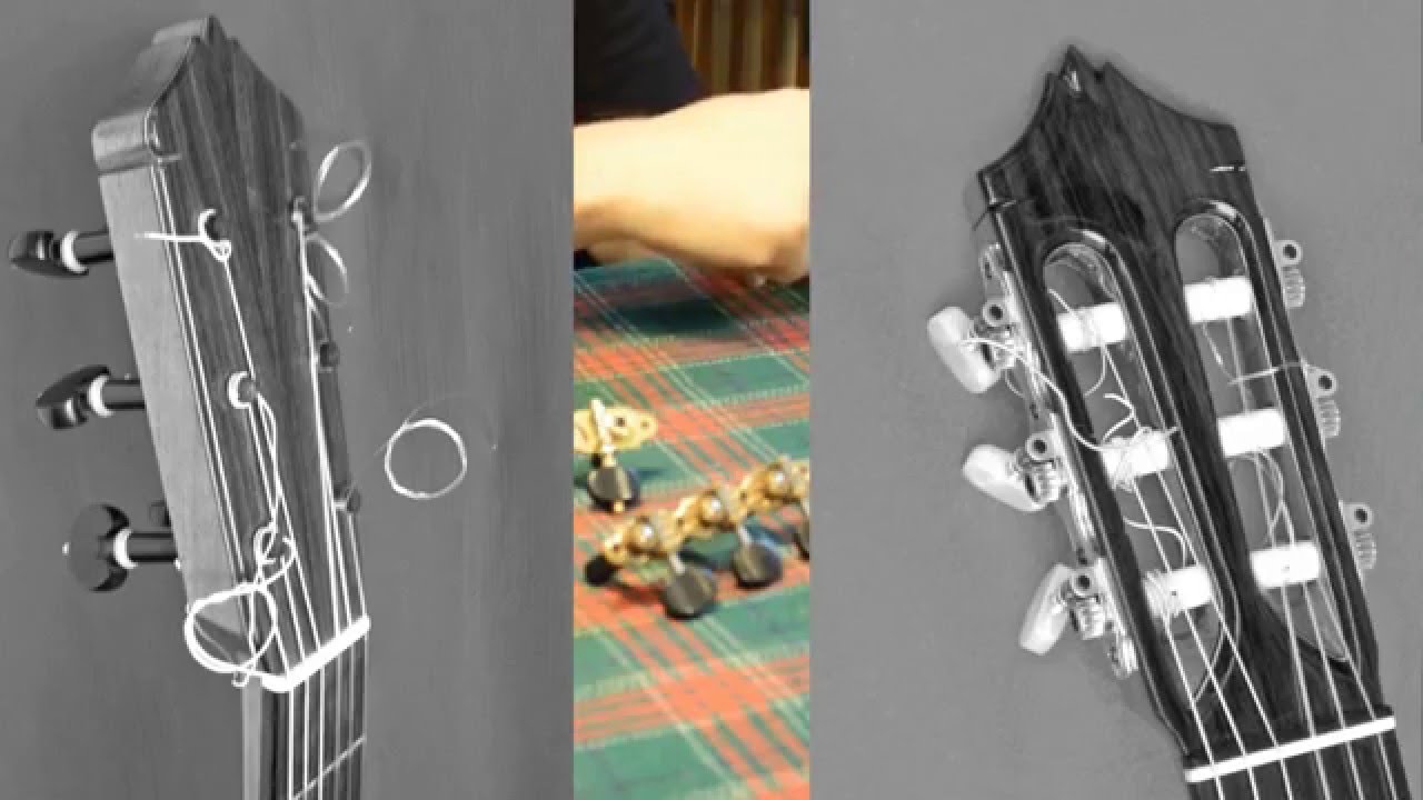 Clavijeros para guitarras españolas