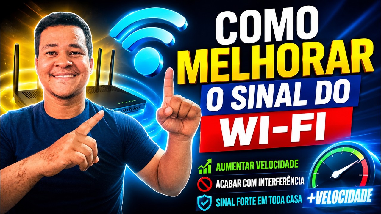 🔥 COMO MELHORAR O SINAL DO WI-FI | Aumentar Velocidade da Internet e Acabar com Interferência 📶🚀