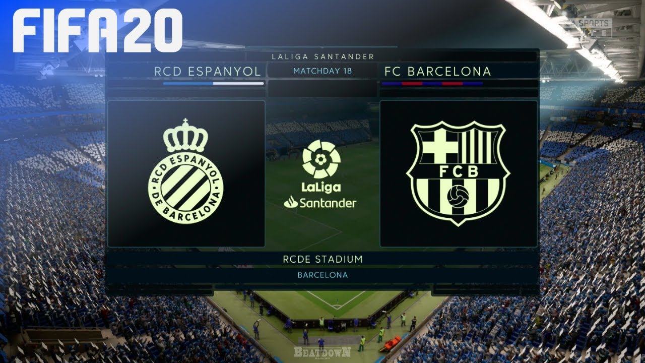 FIFA 20 - RCD Espanyol vs. FC Barcelona @ RCDE Stadium
