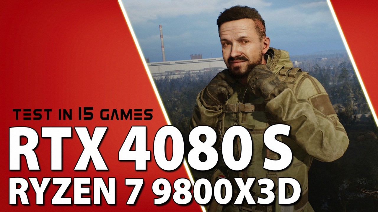 RTX 4080 SUPER + Ryzen 7 9800X3D // Test in 15 Games | 4K + DLSS