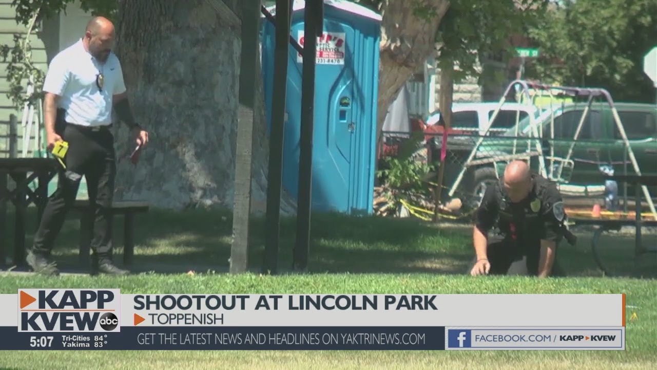 Toppenish park shootout strikes house, police searching for suspect car