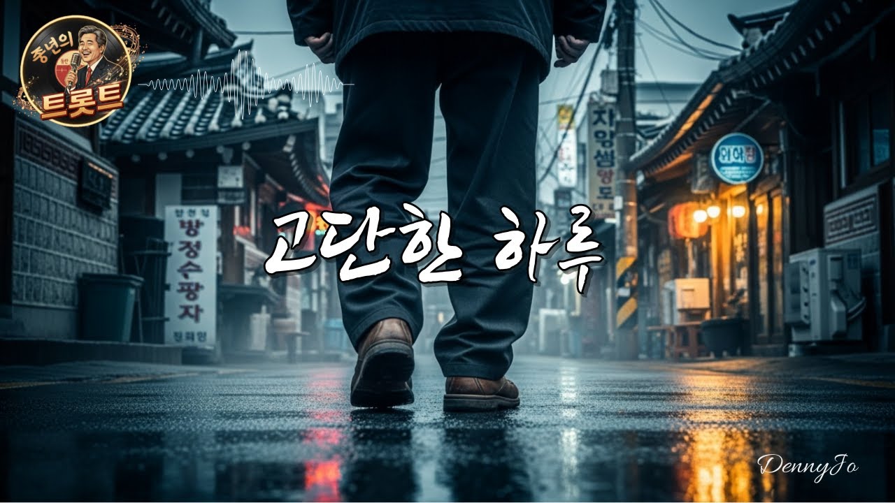 무거운 어깨를 짊어진 고단한 중년의 하루 | 중년트롯트 | 감성트롯트 | 중년의 외로움 |