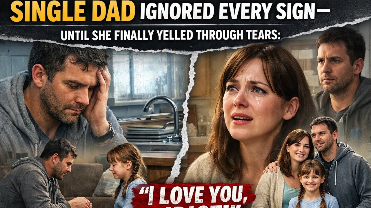 Single Dad Ignored Every Sign—Until She Finally Yelled Through Tears: ‘I Love You, Idiot!’” 