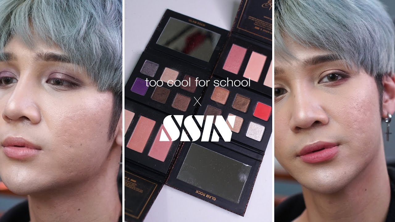 Ssinnim × too cool for school Glamrock Veiled Ssin Palette Swatches + Review - Edward Avila