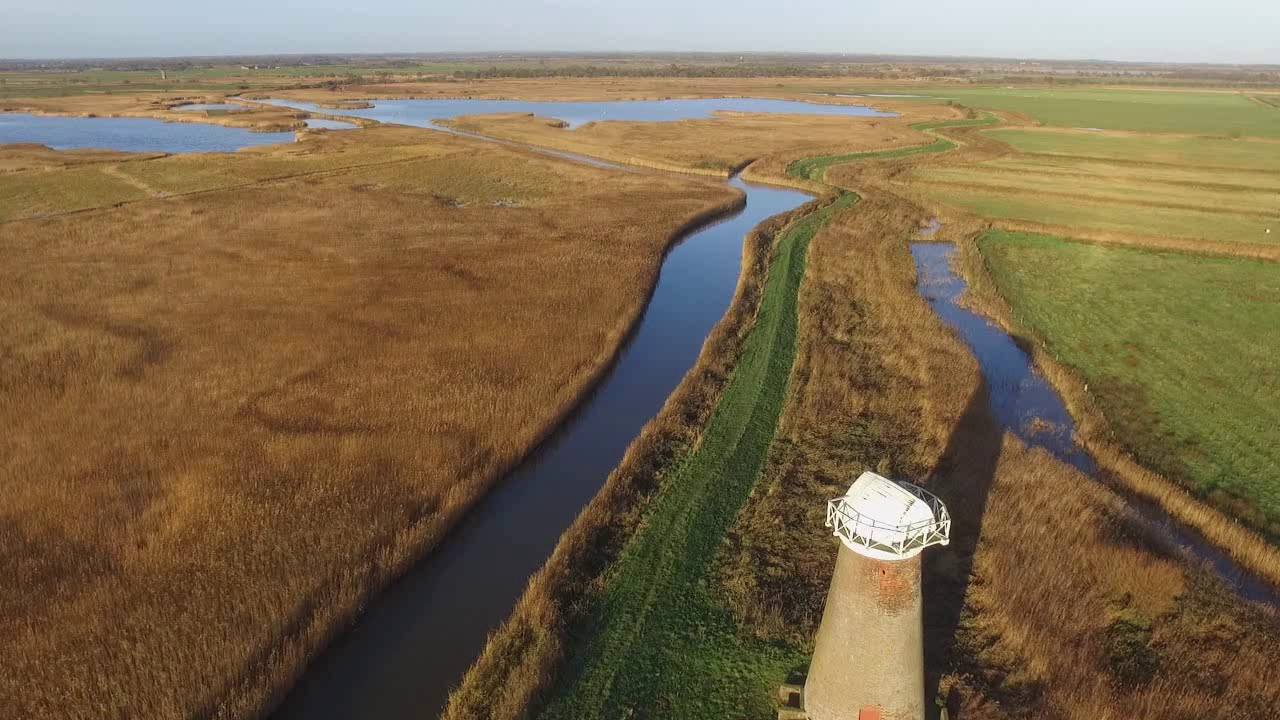 The Norfolk Broads - Aerial part 1...