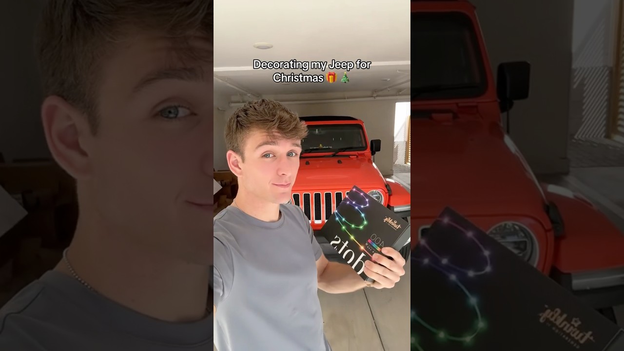 My Christmas jeep🤭🎄 w Carter Kench 