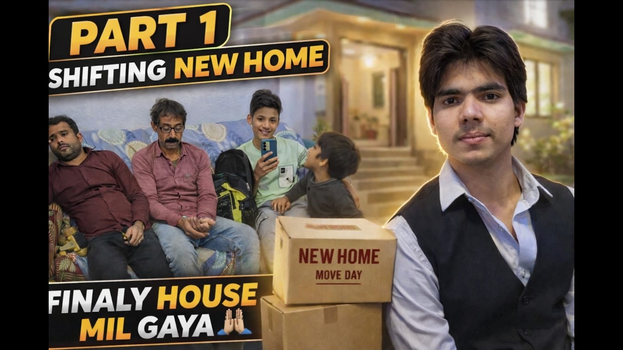 Part 1 . Bohot Thak Gaye Aaj! 😫 Api’s New House Shifting & Kids Fun Moments ✨