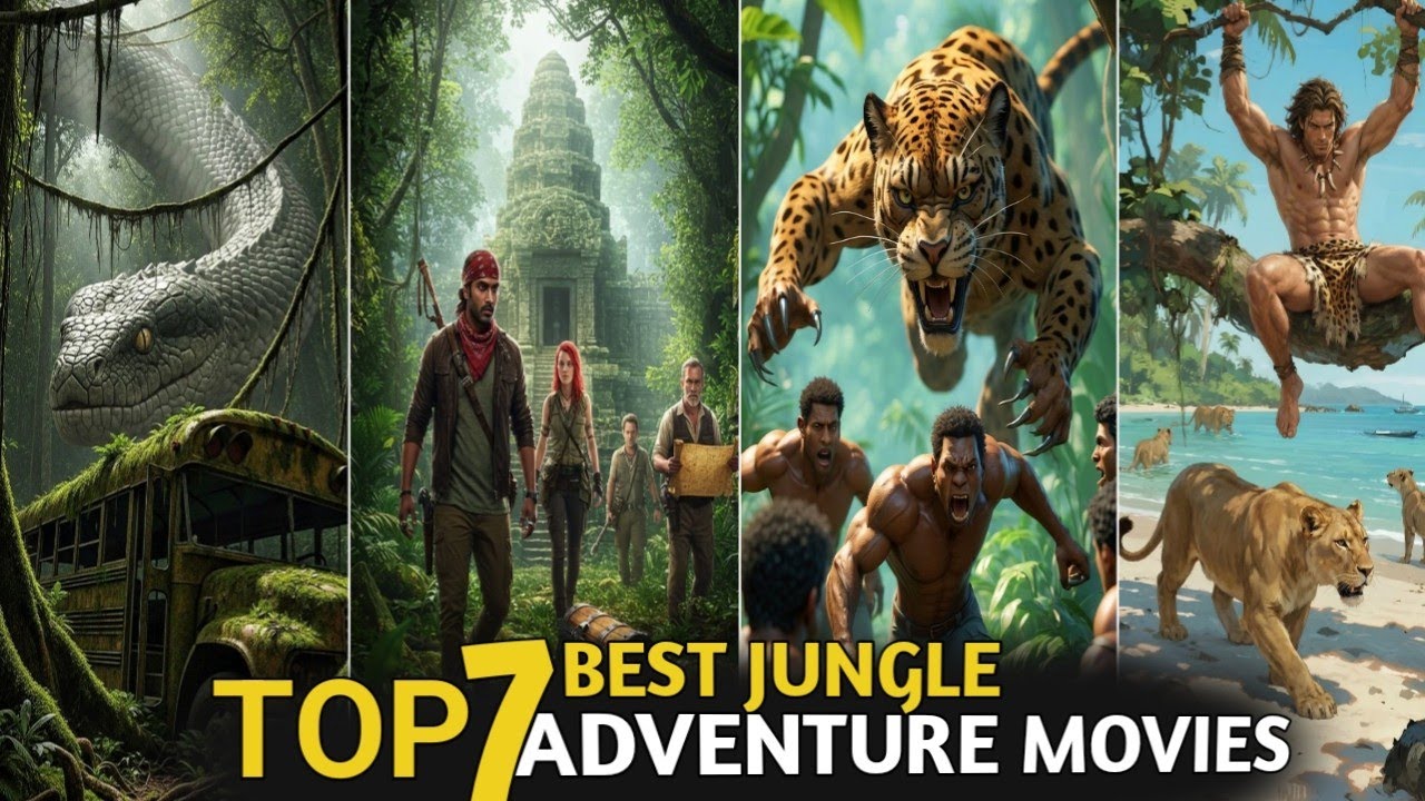 Top 7 Best Jungle Adventure Movies 🔥 | Survival, Monsters & Thrill | Must Watch Movies