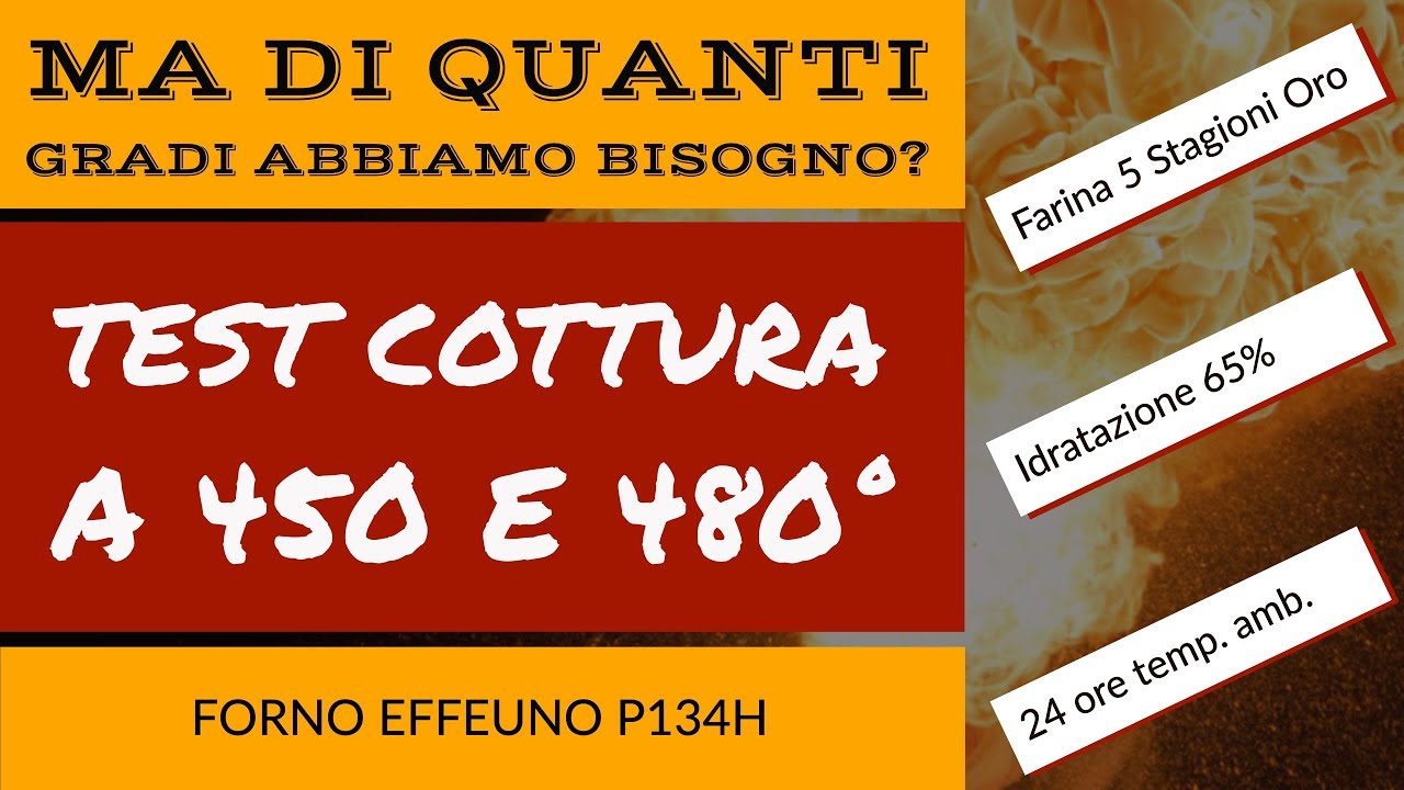 Ma di quanti gradi abbiamo bisogno? 😅 Test 450 e 480° con Effeuno P134H