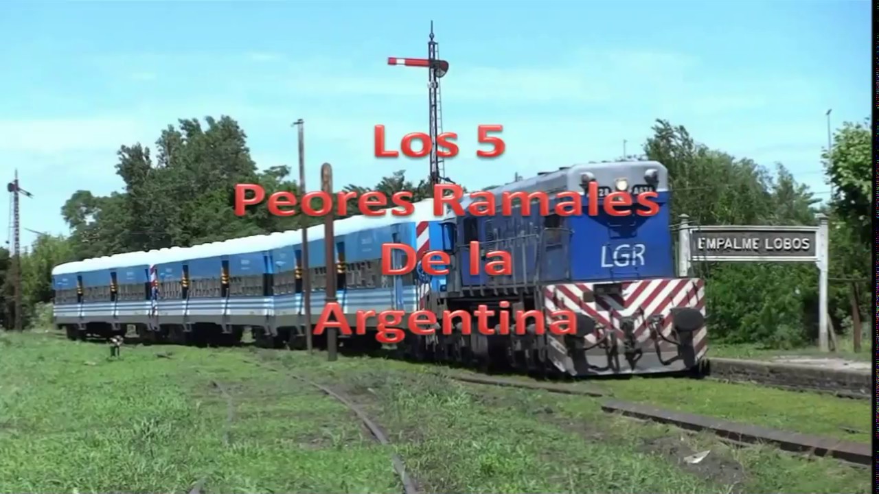 [DESACTUALIZADO] TOP: Los 5 Peores ramales ferroviarios de argentina