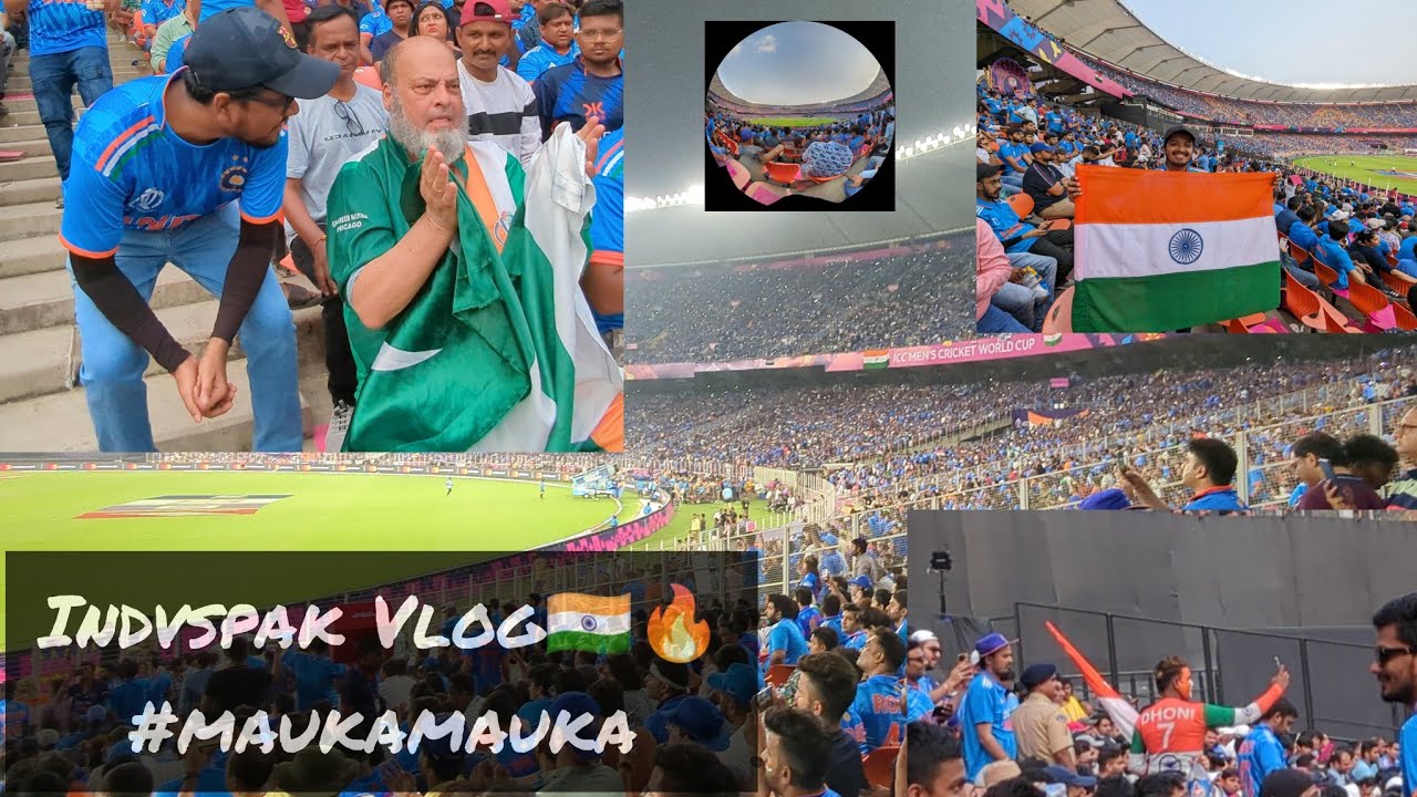 INDIA VS PAKISTAN IN AHMEDABAD/CRICKET WORLD CUP2023/VLOG/#indvspak #cwc2023 #vlog #shotonpixel