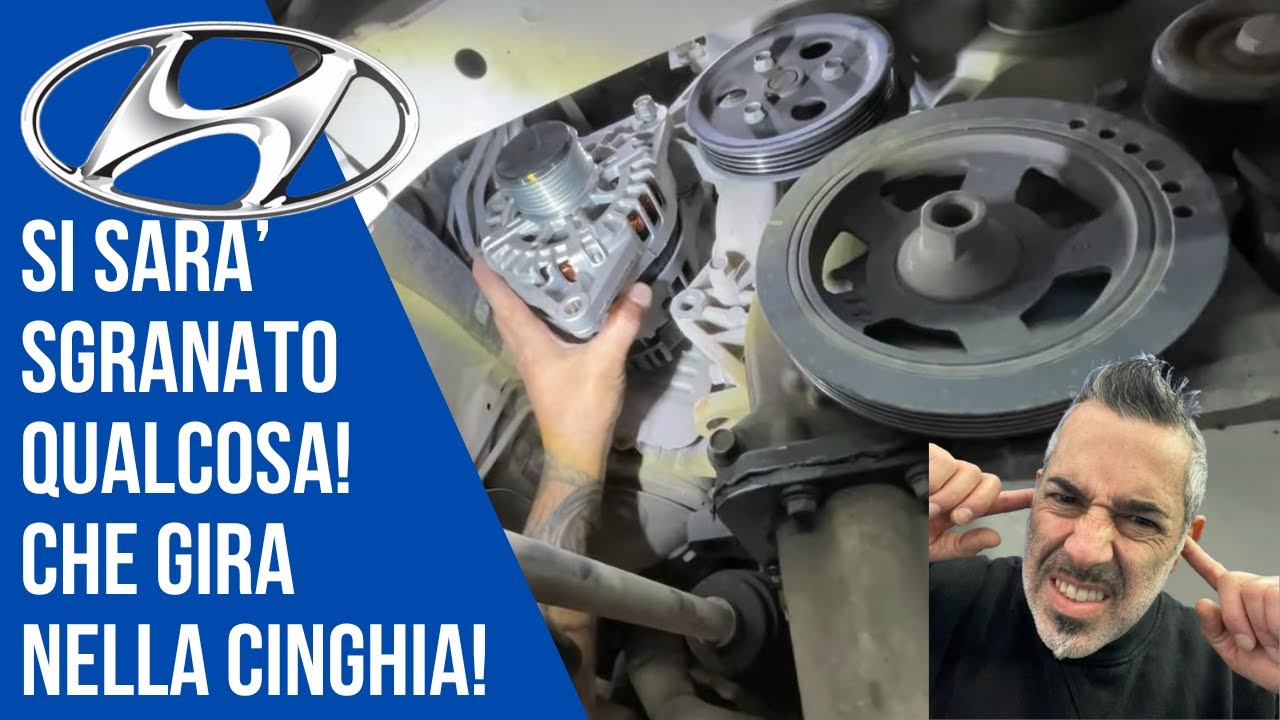 Hyundai i20 rumore nella cinghia sostituzione alternatore