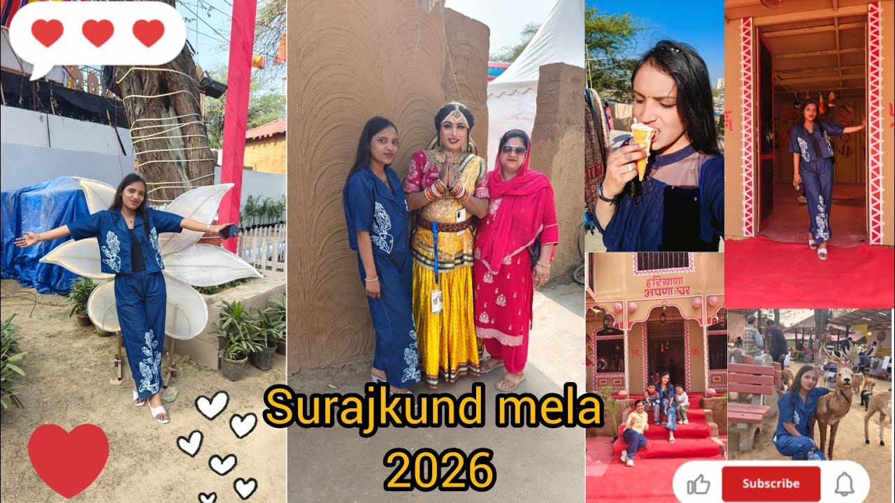 Surajkund mela 2026 full of fun😊