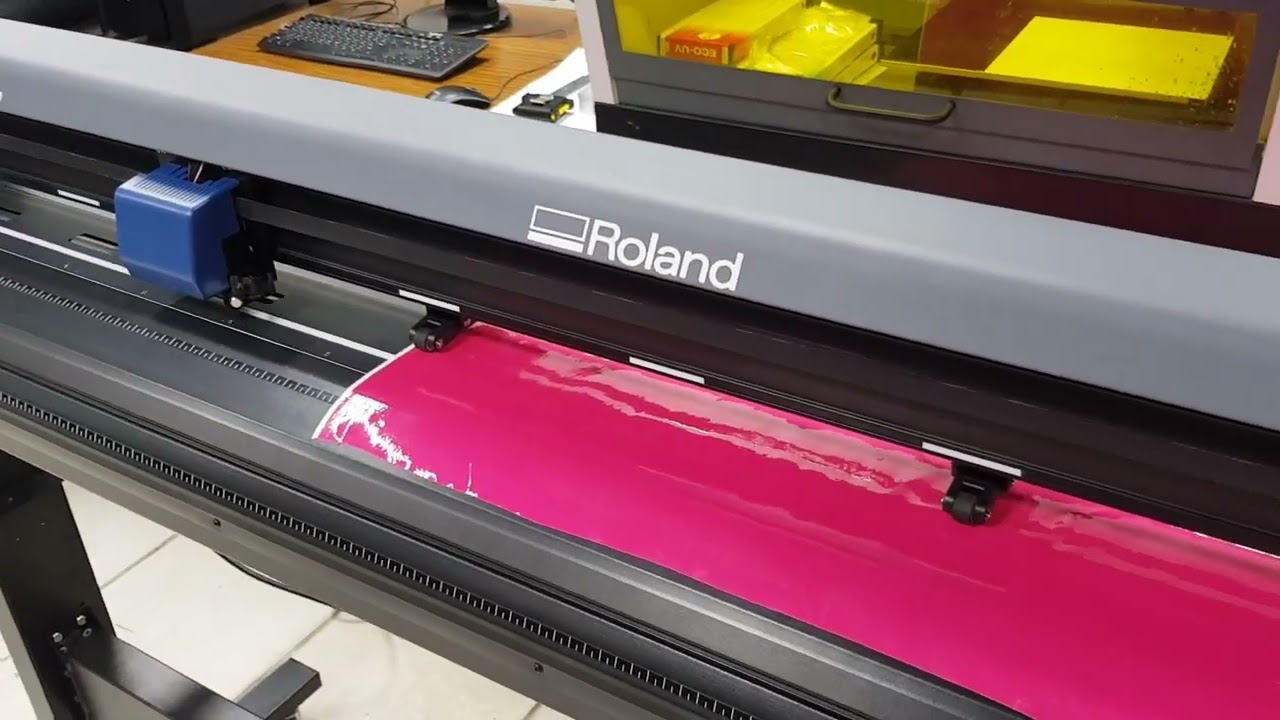 割字機使用說明 Roland GR2 540 (夾紙方式)