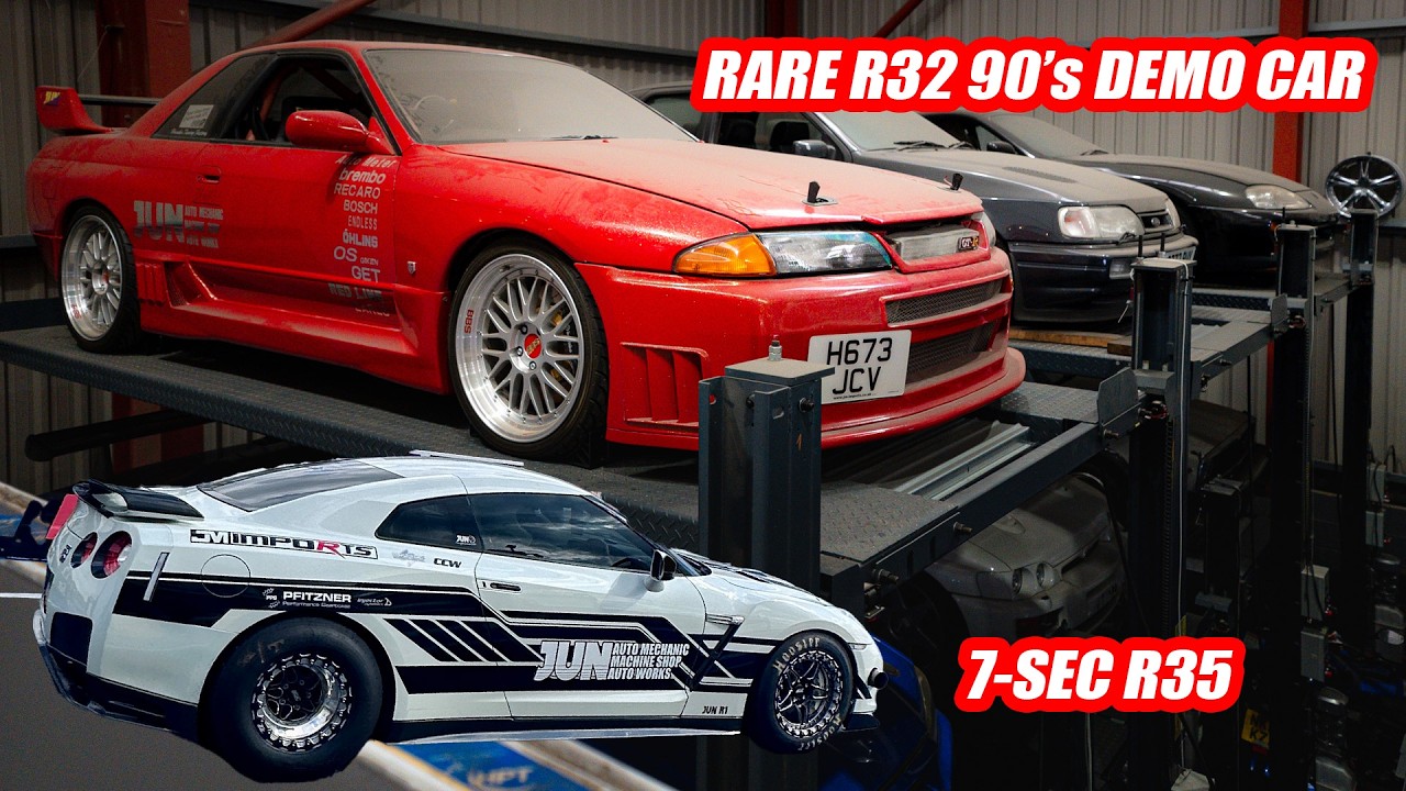 JM Imports Workshop Tour - VR38 Swapped R32 GT-R and Old School R32 Demo Car