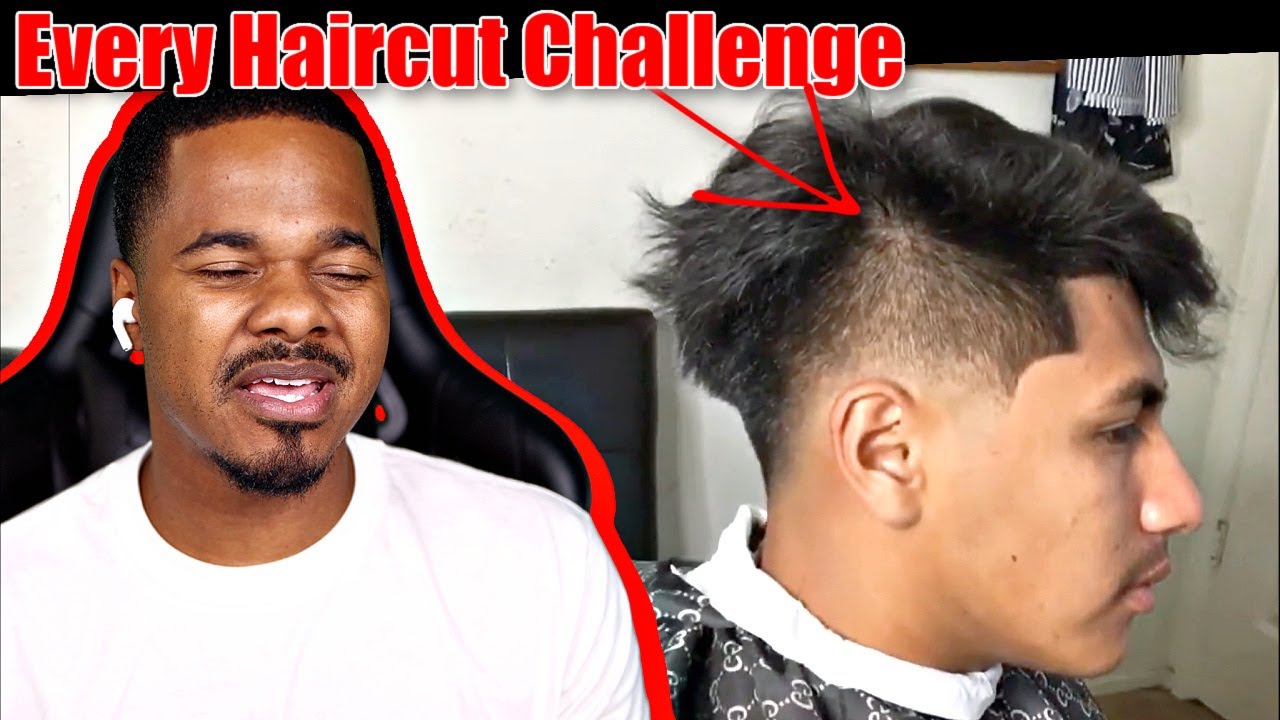 HOW DID HE DO?? EVERY HAIRCUT CHALLENGE