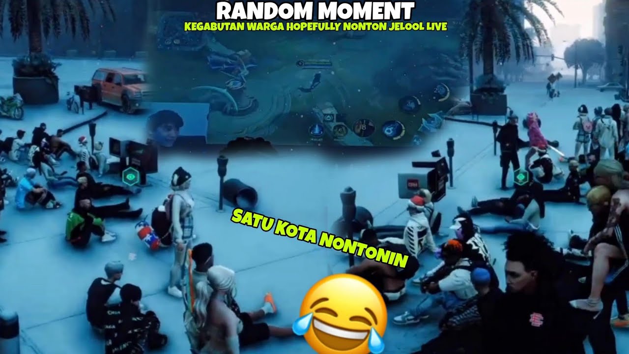 KEGABUTAN WARGA HOPEFULLY NONTONIN JELOOL LAGI LIVE🤣