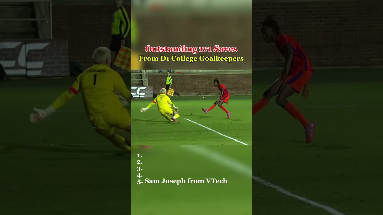 Outstanding 1v1 Saves From D1 College Goalkeepers Part 1
